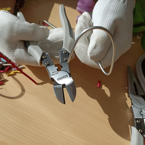 BOOSDEN Heavy-Duty Power Nippers, Thick Blade Electrician's Nippers, Wire Cutter, Multi-Purpose Tool, 205mm