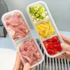 Kühlschrank-Lebensmittelaufbewahrungsbox - Versiegelter Aufbewahrungsbehälter aus lebensmittelechtem Kunststoff - Haushaltsküchenutensil - Aufbewahrungsbox für Obst, Fleisch und Gemüse
