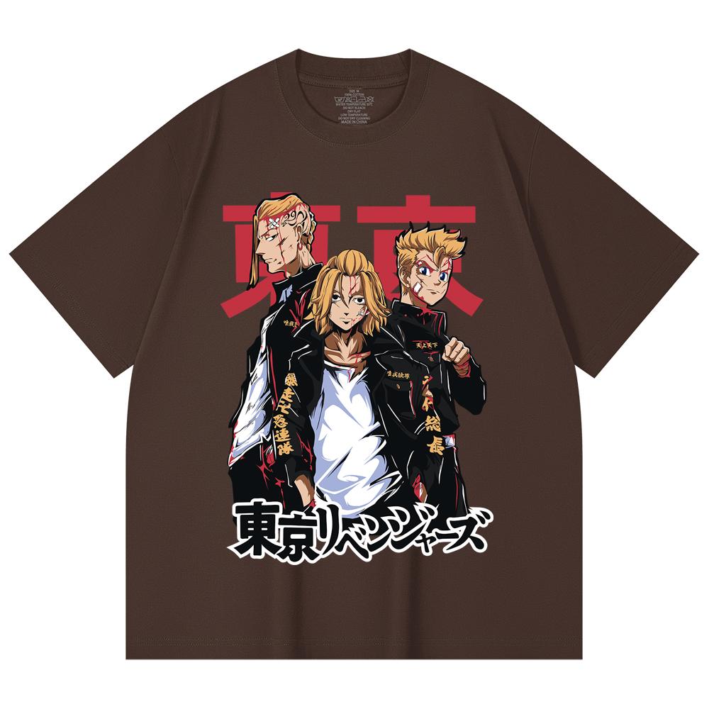 230 Gsm 100% Cotton Tokyo Revengers V1 Print Unisex Heavy Cotton T Shirt