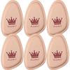 2/6PCS Non-slip Crown Forefoot Pads Women Cushion Pain Relief Foot Care Pad High Heels Half-size Insert Shoe Sole Foot Insoles