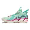 Li Ning Fan Wu 4 Weichu Youcai Basketball Shoes Men Sneakers Green Purple ABFU015-4