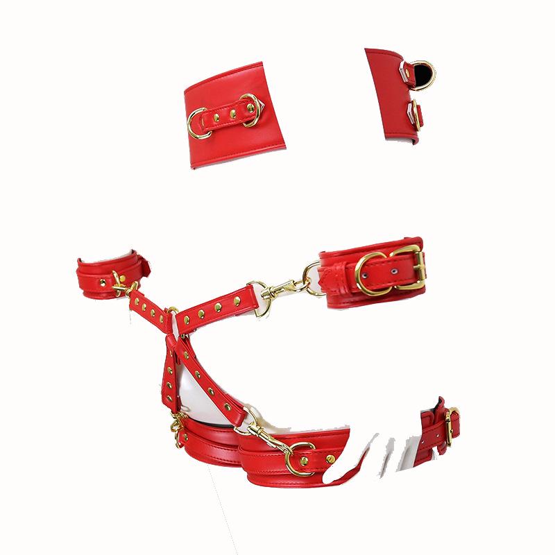 Thigh Ring Restraints: Handcuffs & Belt for Hands & Feet - Bondage Accessories for Pet Owners & BDSM Enthusiasts