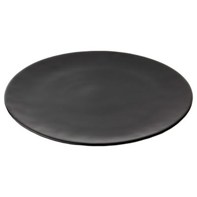 Toyo Sasaki Glas großer Teller Universe Plate 300 Schwarz 30cm 46066BK