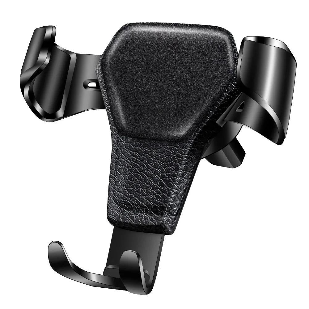 

Universal Car Holder Mount Air Vent Clip Gravity Mobile Phone Stand Smartphone GPS Support For iPhone Xiaomi Huawei Mobile Phone чорний