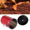 Stainless Steel Sealed Tank MoistureProof Coffee Bean Tea Storage Pot with Air Evacuation Valve