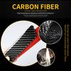 4pcs Universal Real Carbon Fiber+Rubber Car Door Scuff Sill Cover Step Protector