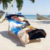 Titan L-Levi Ackerman-S Anime Towel Sports Quick Dry Travel Camping Gear Sandproof Soft Light Large Beach Towel