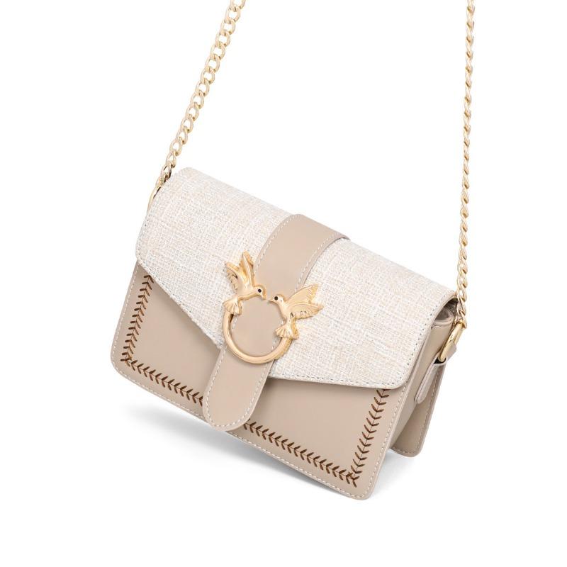 Bag New bag Women's bag Crossbody bag Chain small bag Autumn and winter tide light luxury leather underarm bag