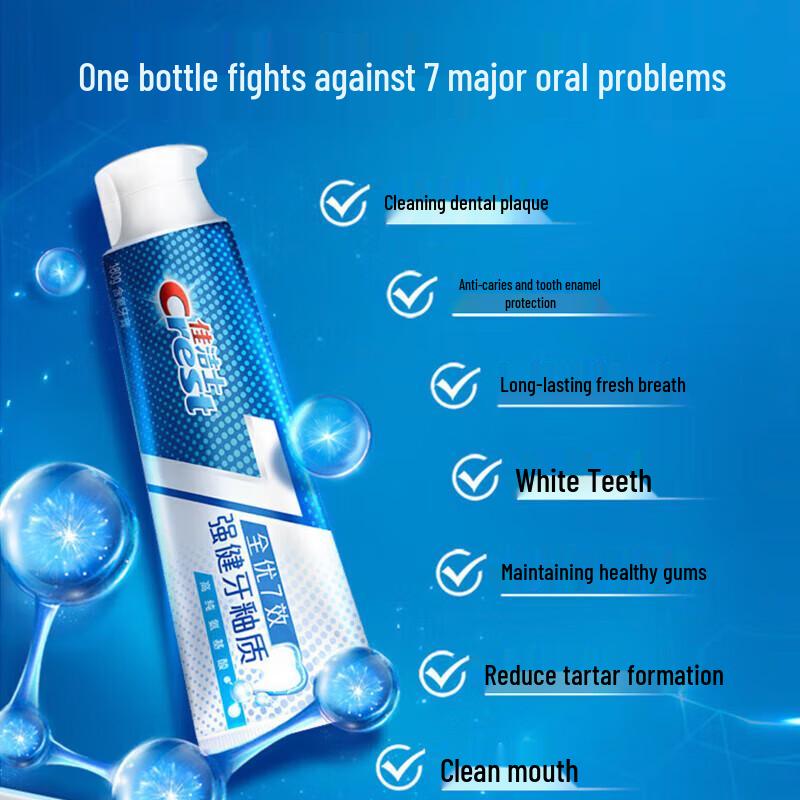 Crest 7-Effect Stain Removal Whitening Toothpaste