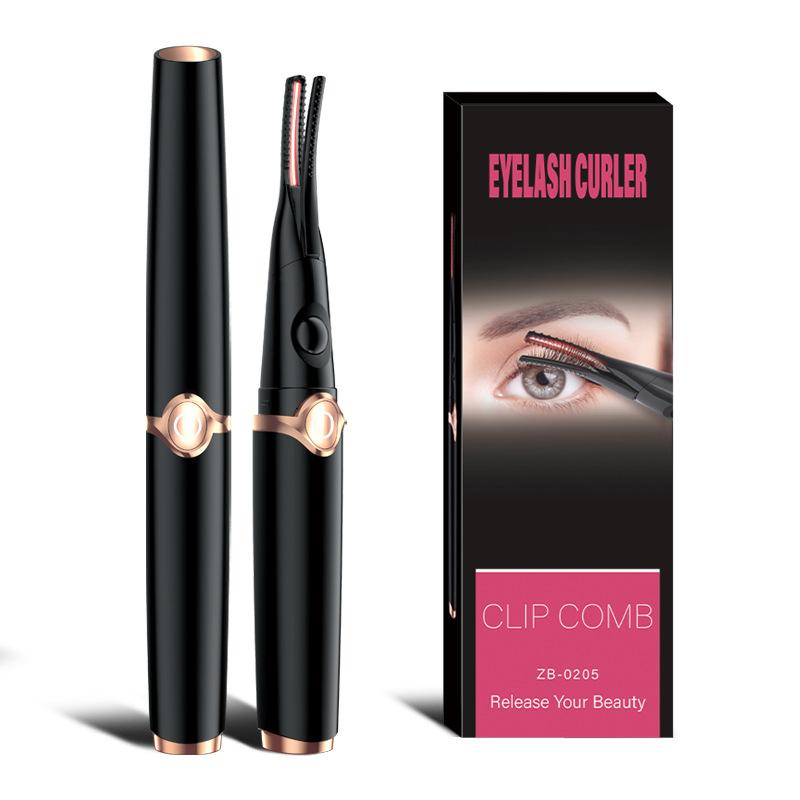 

Портативные зажимные USB аккумуляторные электрические щипцы для завивки ресниц с подогревом, 3 температурных режима, 48 часов, длительный срок службы, женский инструмент для макияжа глаз