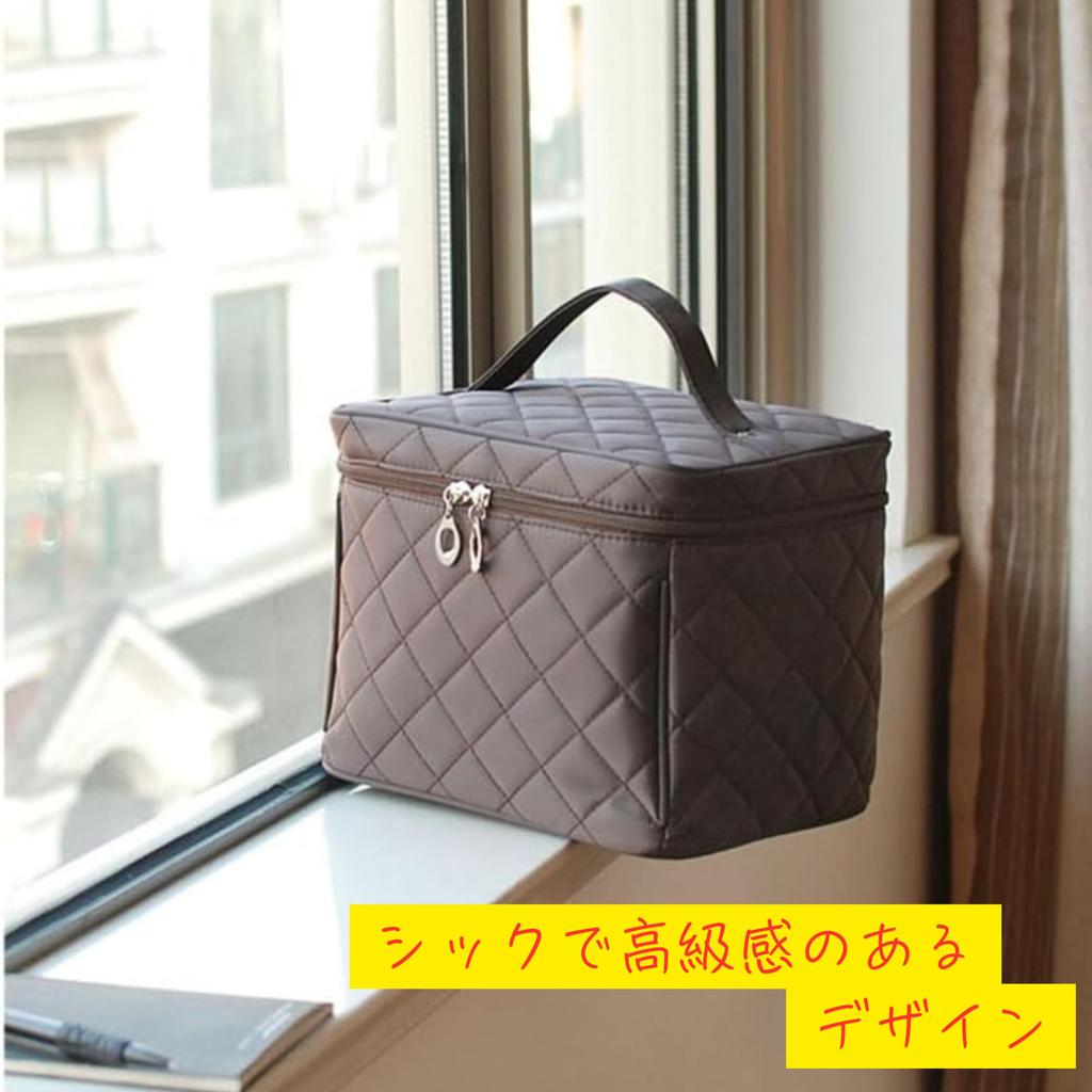 FYX Large Capacity Cosmetic Bag with Foldable Makeup Vanity Travel Bag with Dresser Cosmetic Storage Small Travel Ultra Functional Mirror, Pouch,