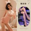 New Sexy Underwear Bunny Uniform Open Crotch Free Backless Temptation Tease Passion Suit