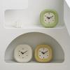 Cream style home wall clock for living room entrance, TV counter-style clock for decoration, tabletop display piece