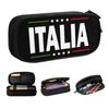 Custom Cute Italy Flag Pencil Case for Girls Boys Large Capacity Italian Proud Pencil Bag School Supplies
