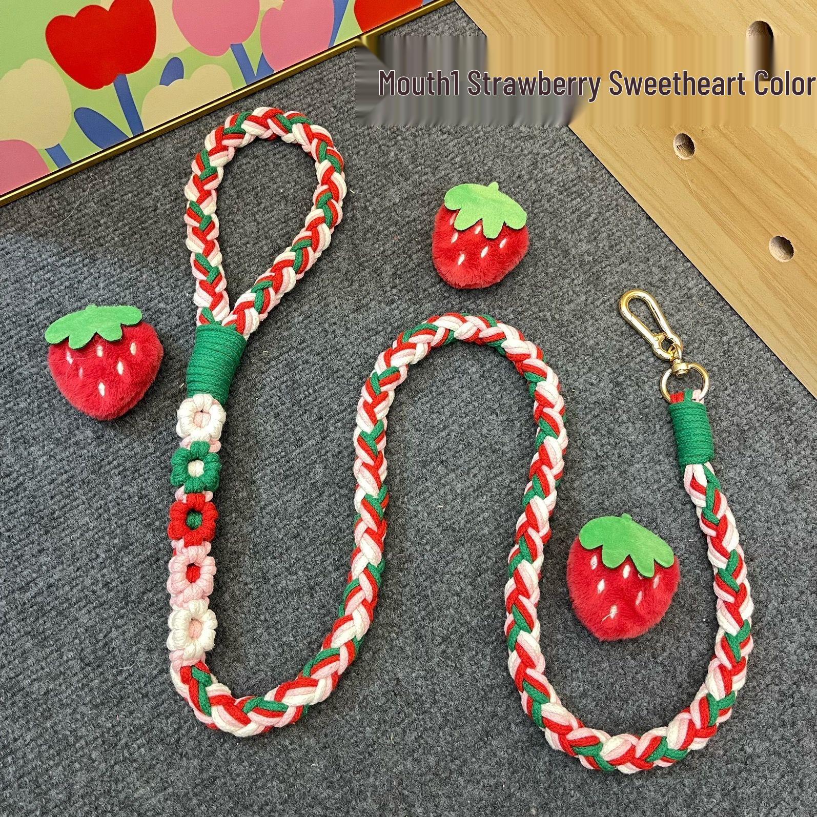 

Handmade Thick Cotton Rope Dog Leash - Durable, Woven Traction Rope 120 cm