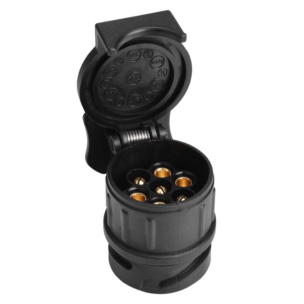 12V 13Pin to 7Pin N&S Trailer Socket Adapter Plug Converter Connector for Trailer Caravan