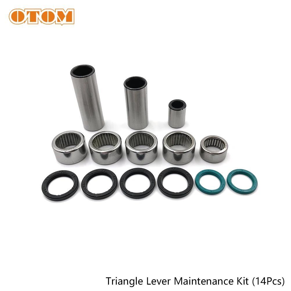 For SUZUKI Triangle Lever Linkage ARM Kit Motorcycle Oil Seal Bearing Bushing DRZ400 DRZ400SM RM125/250 Arm Maintenance Kit