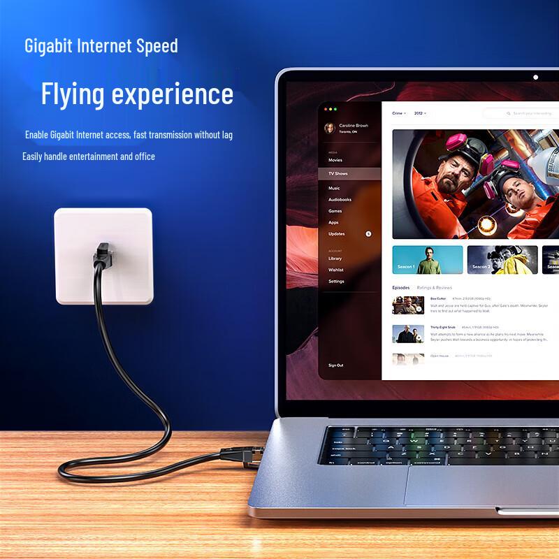 BIAZE CAT6 Single Shielded Gigabit Ethernet Cable