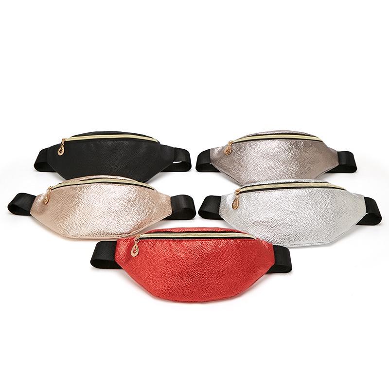 Compact And Chic Travel Hip Bag For Women With Zipper Closure And Pocket