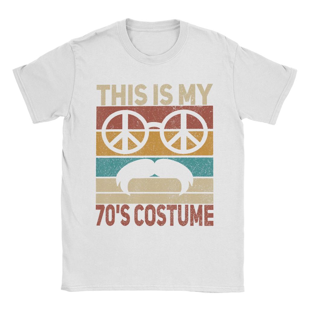This is My 70s Costume 70 Styles Unisex 70's Disco 1970s T-Shirt Summer  Fashion T Shirts Unisex Tees Short Sleeve Vintage Tshirt