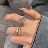 Welcome To the Snake! Green-eyed Snake Wraps Around the Ring, Female Natal Year Open Index Finger Ring Feeling Jewelry