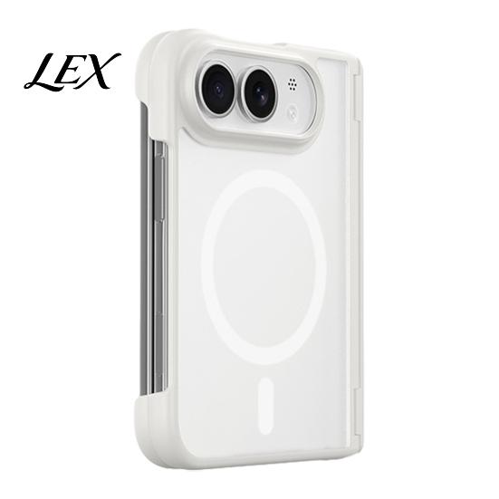 Magnetic Phone Case for iPhone-Duo, Shockproof Folding Cellphone Scratch Resistant Protective Cover, Professional Mobile Shell, Accessories Protection
