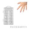 Nail Tips, Small, Elementary School Students, Children, Set of 100, 10 Sizes, Clear, Nail Supplies, DIY, Short, For Small Nails, False Nails, Girls,