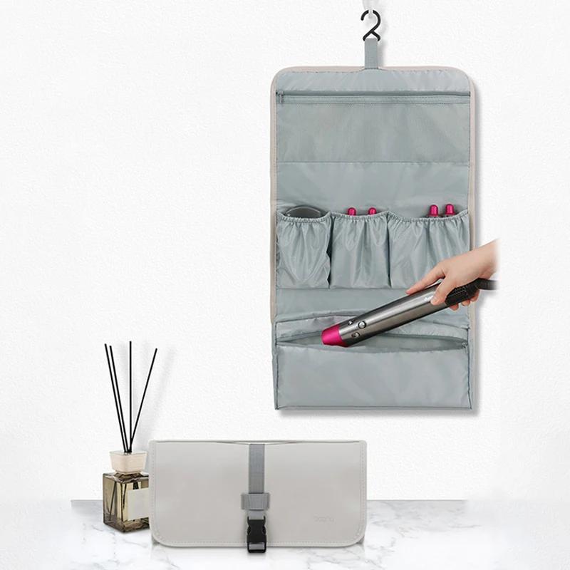 Úložná taška Kompatibilní Pro Dyson Airwrap Styler Držák na příslušenství Více přihrádek s Hákem Věšák Domácí úložná taška