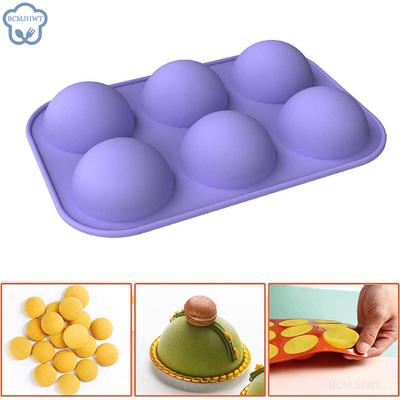 1/2 stücke Halbkugel Silikon Seife Formen Backformen Kuchen Dekorieren Werkzeuge Pudding Gelee Schokolade Fondant Form Ball Form Keks