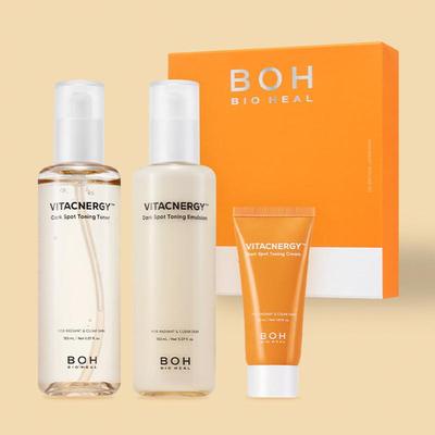 Vita Synergy Dark Spot & Tone-Up Skincare Set (Toner 150ml + Emulsion 150ml + Cream 30ml)