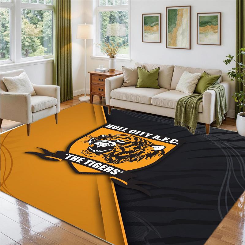 Hull FC Design Crystal Velvet Rug Soft Decorative Mat for Bedroom Entrance