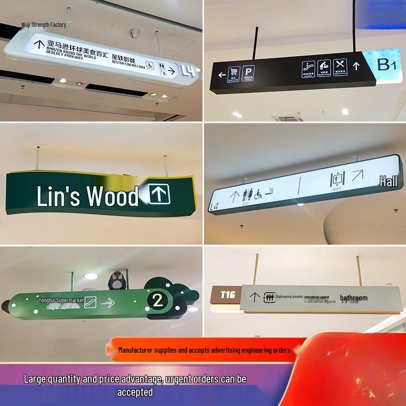 

Double-Sided Luminous Hanging Tag Light for Parking Guidance and Hospital Direction Contact Customer Service