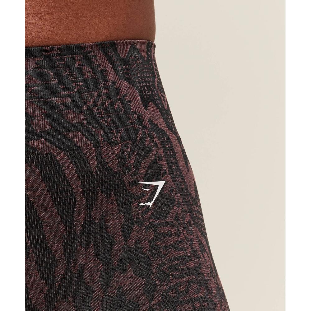 Gymshark Adapt Houndstooth Shorts Black Reset Pink B5b8n Kc4j