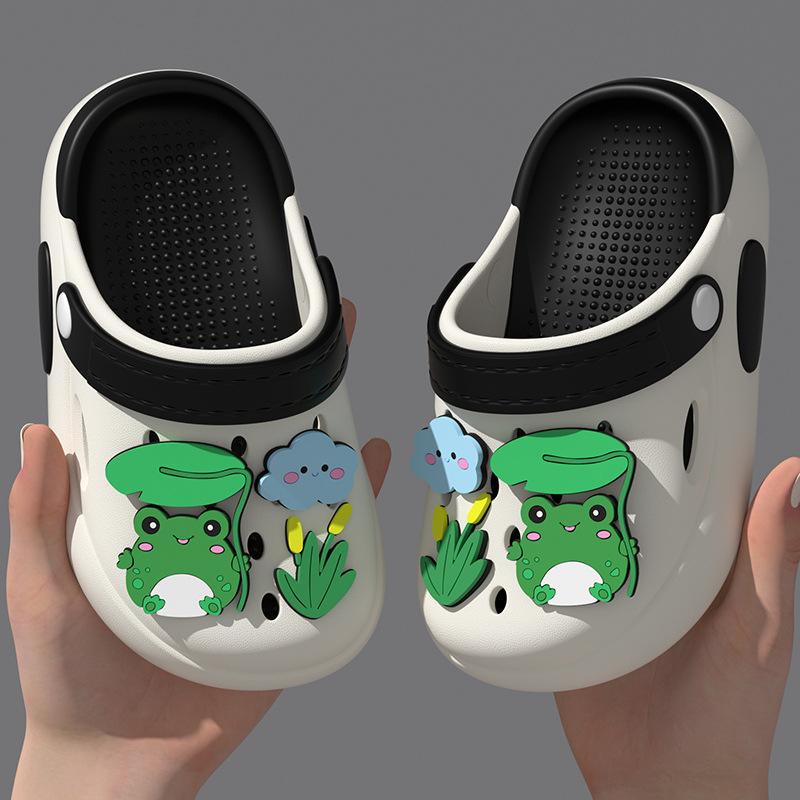 EVA Kinderschuhe, Baby Clogs, Sommer geschlossene Sandalen für Jungen und Mädchen, Kleinkind Indoor Hausschuhe rutschfest