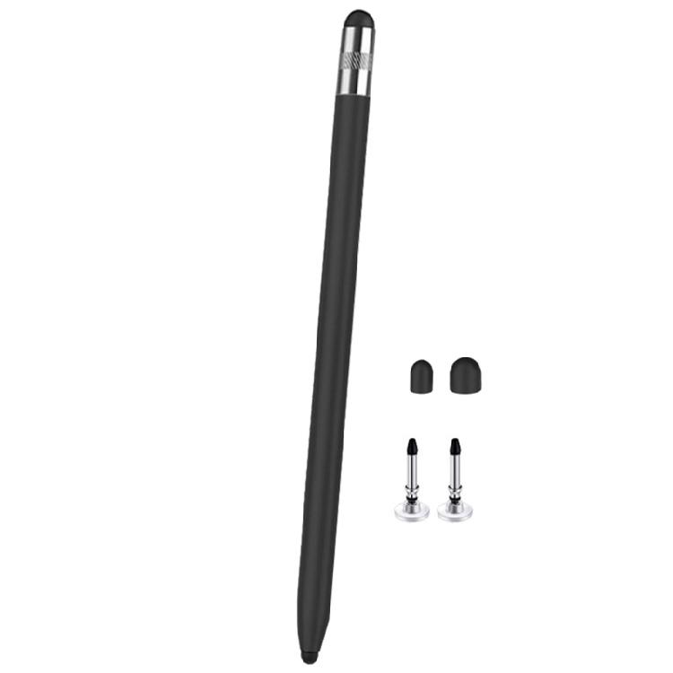 Universals Two Tip Styluses Pen 3 In 1 Design Soft Silicone Heads for Tablets Phones Precise Touch Control