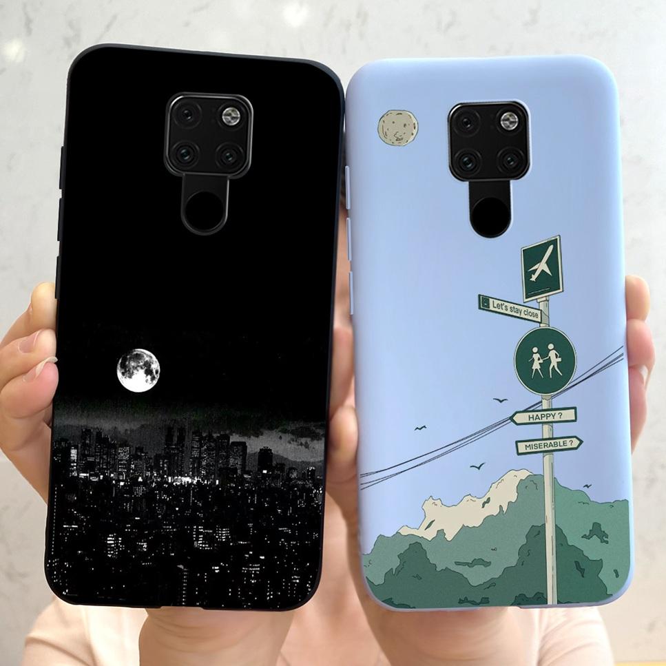 For Huawei Mate 20 6.53" Case Butterfly Luxury Flower Soft Silicone Cover For Huawei Mate20 HMA-L29 Bumper Phone Case Shockproof