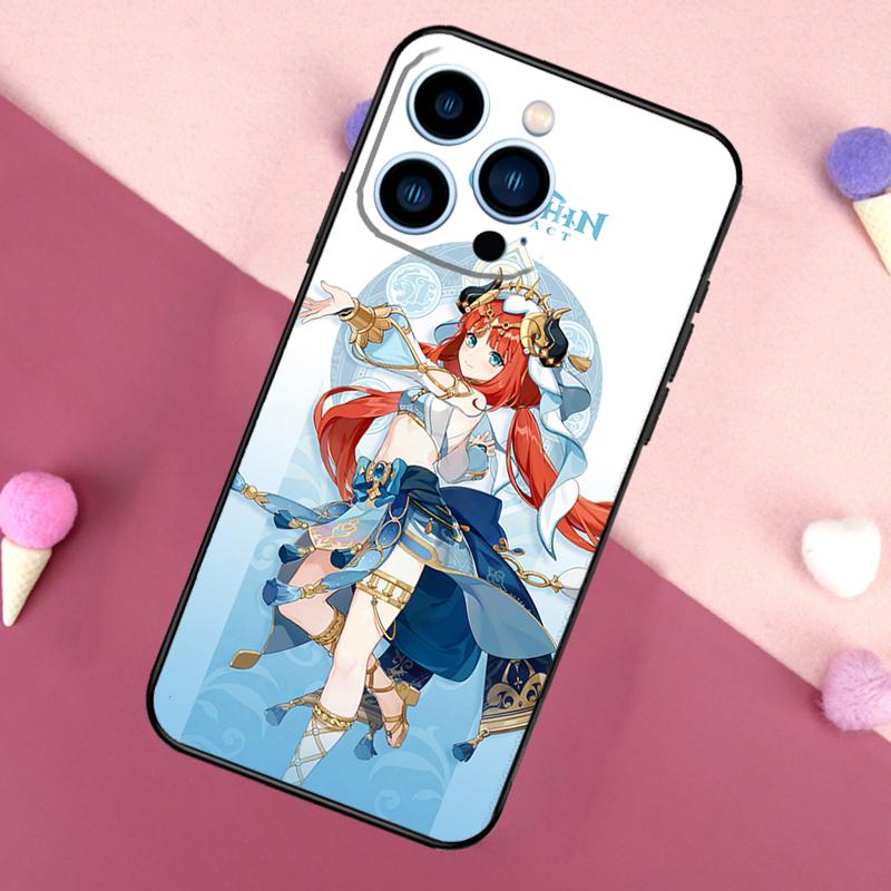 Genshin Impact Nilou Phone Case For iPhone 17 Pro Max 17 Air 16E 13 12 Mini 14 15 Plus 11 16 Pro Max Back Cover