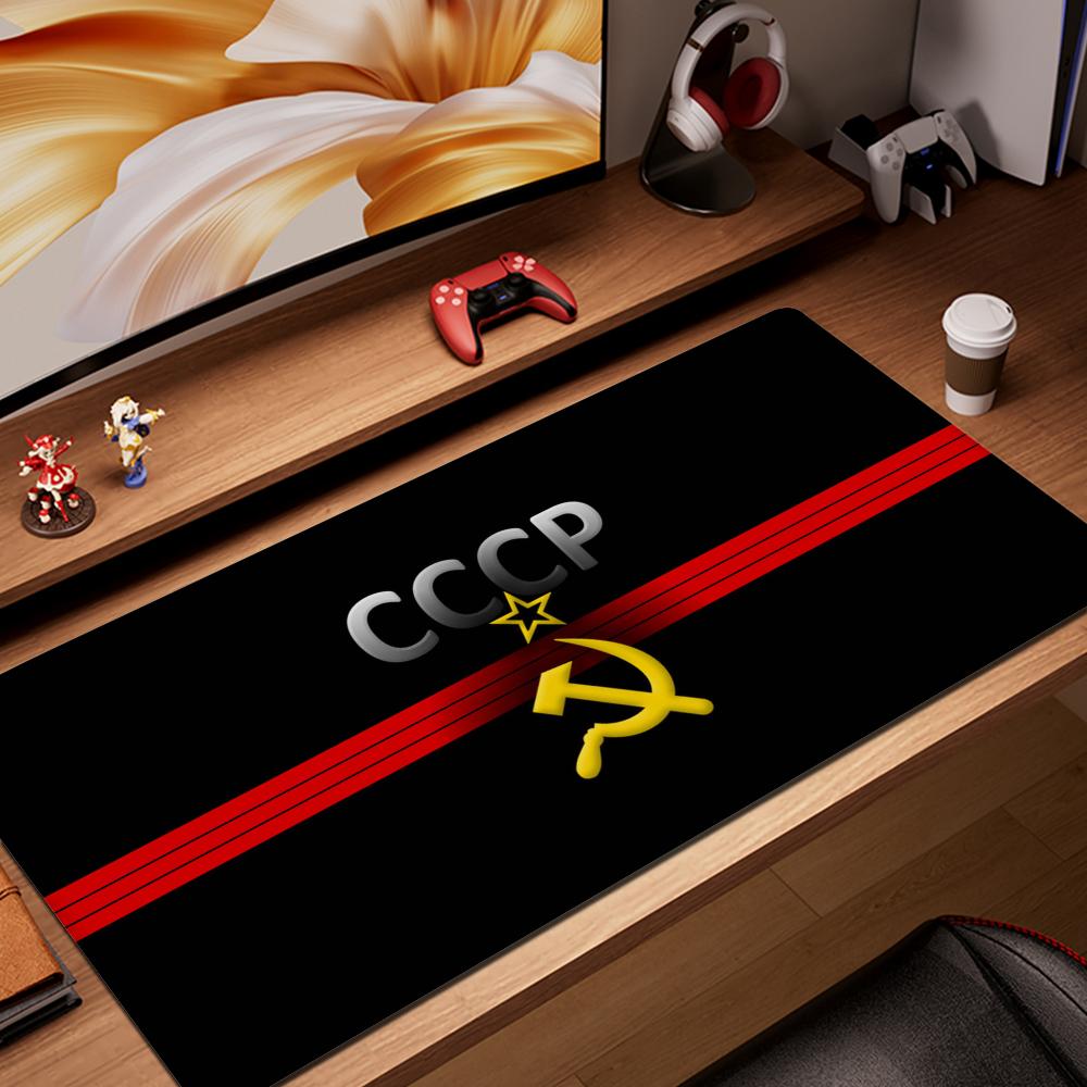 XXL Mouse Pad Flag of URSS Mouse Pad Non-slip Rubber Gamer Balance Computer Mat Decoracion Deskmat Laptop Office Large