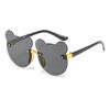 Summer Girl Boys Cute Kids Rimless Sunglasses  Animal Cartoon Bear Children Baby Outdoor Sun Glasses Lunette Soleil Enfant