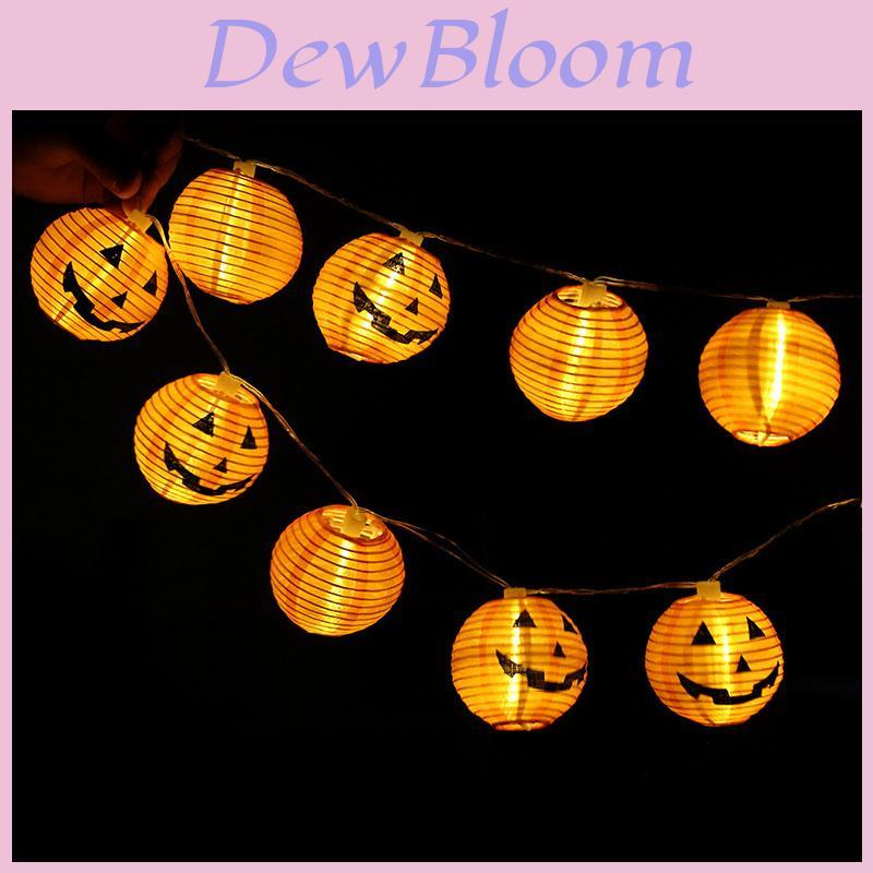 Adorable Led Pumpkin String Fairy Lights For Enchanting Halloween Home Decoration