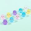 50-300Pcs Cartoon Luminous Chick Miniature Resin Figurines DIY Landscape Decoration Creative Home Decoration Accessories Gifts