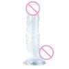 Realistic Soft Jelly Dildo Simulation Penis Crystal Dick Female Masturbator Adult Sex Toy For Women