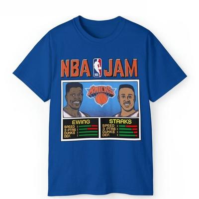 Rare Ewing and Starks NY K..nicks Basketball Fan Unsex T-shirt S-5XL Unisex T-Shirt