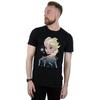 Disney Mens Frozen Elsa Snowflake Portrait T-Shirt