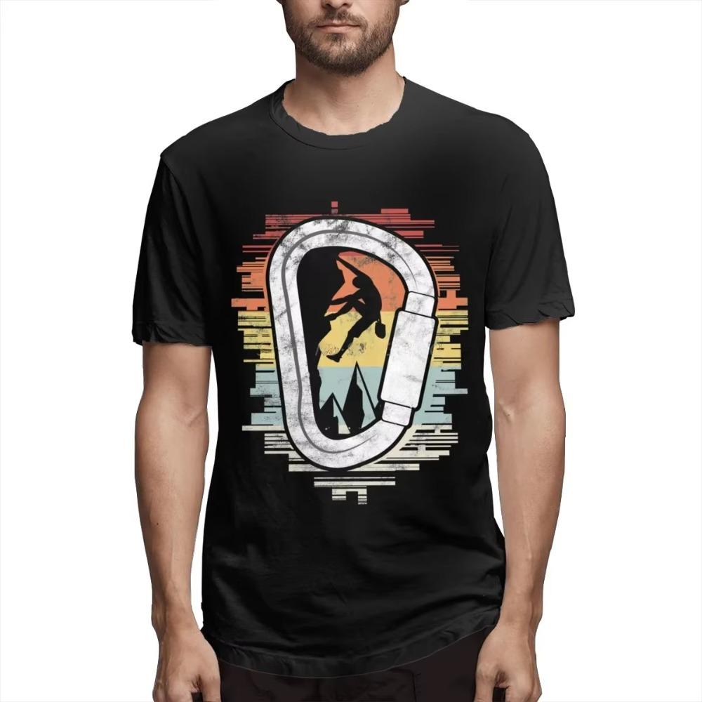 

Size S-4XL Crewneck Short Sleeve Anime TShirt Men Tees Streetwear Harajuku Climbing Vintage Retro T Shirt XXXXXL чёрный