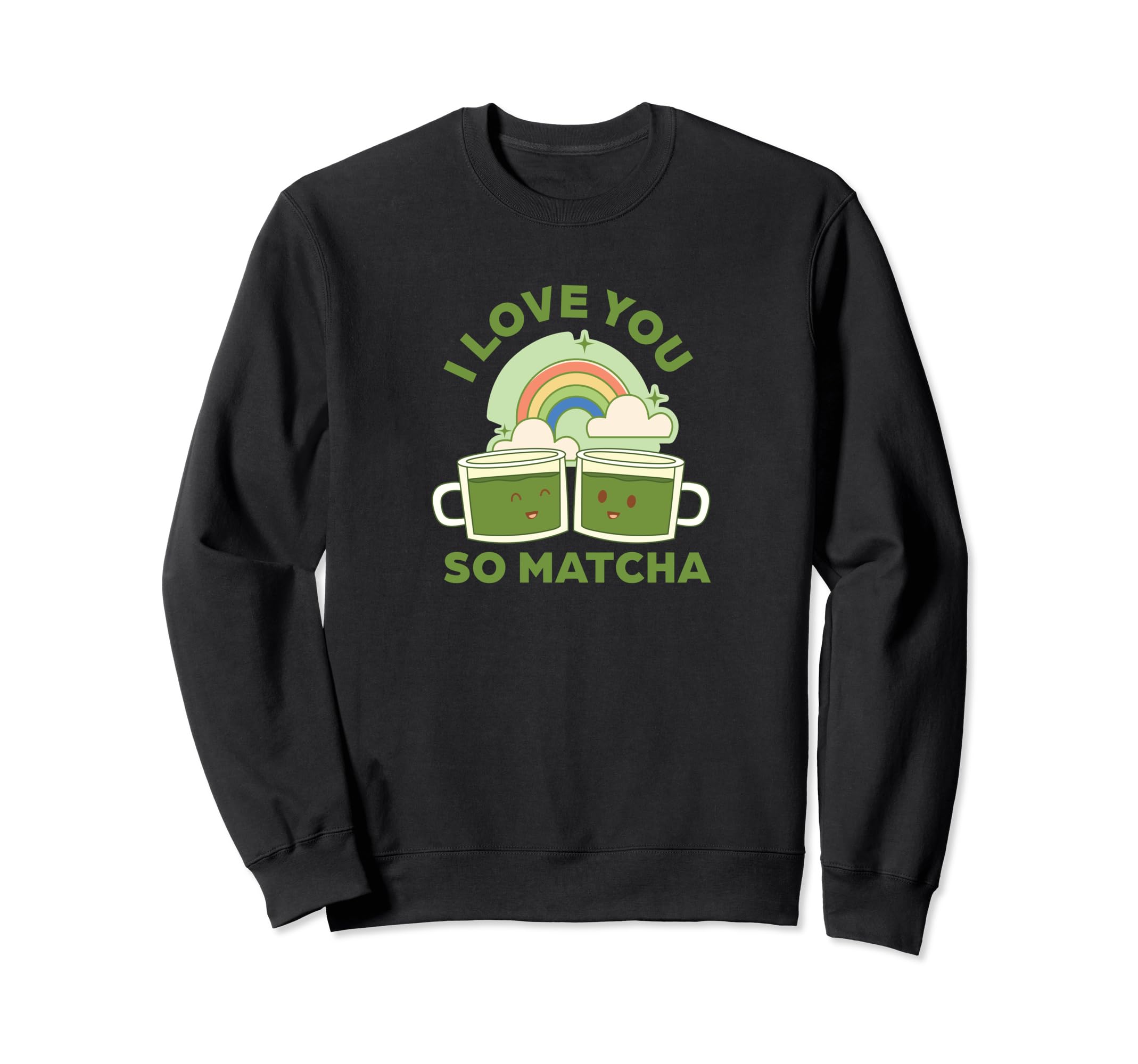

Matcha Rainbow Folding Fan Sweatshirt чёрный