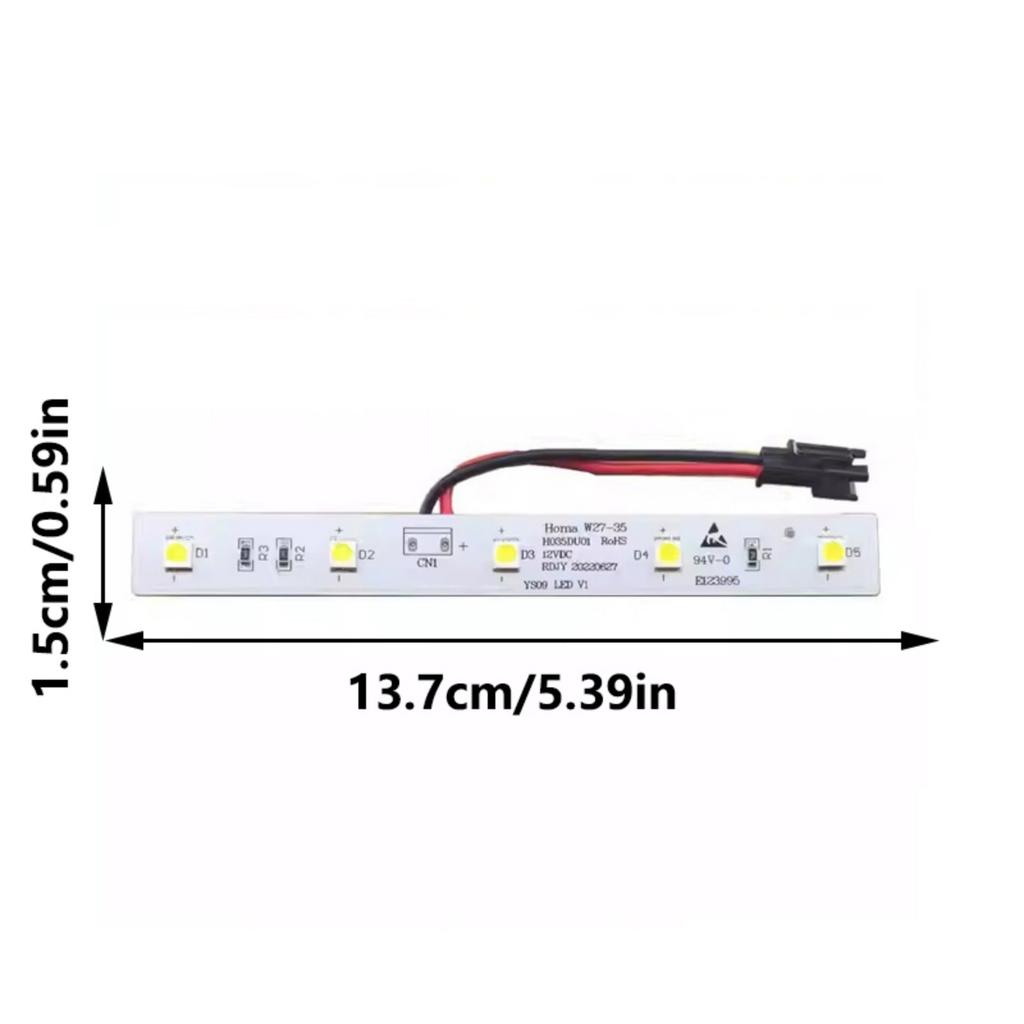 Fridge Lamp LED Strips for Homa Refrigerator BCD-455WKGM Easy Installation Replacement Refrigerator LED Strips E123995