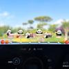 Adorable Fruit Panda Shaking Car Ornament - Electric Car Interior Console Decoration