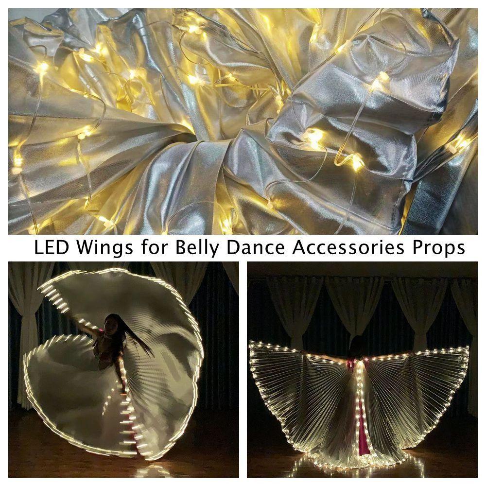 Dance Party LED Wings Lighted Dance Props New LED Belly Dance Accessories Props
