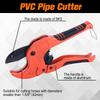Professional PVC Pipe Cutter Lightweight Easy To Use Quick Cut Tool for Plumbing and Electrical Work